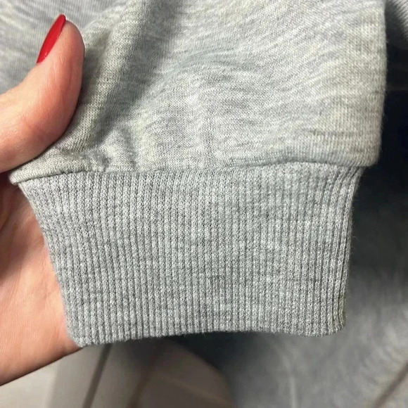 Straight Outta the 80’s Leopard Print Crewneck Sweatshirt Size Large Gray - Picture 5 of 7